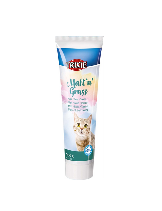 Trixie - Malt'n'Grass, anti hairball 100 g