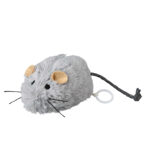 Trixie - Kattleksak Plyschmus vibrerande 8,5 cm
