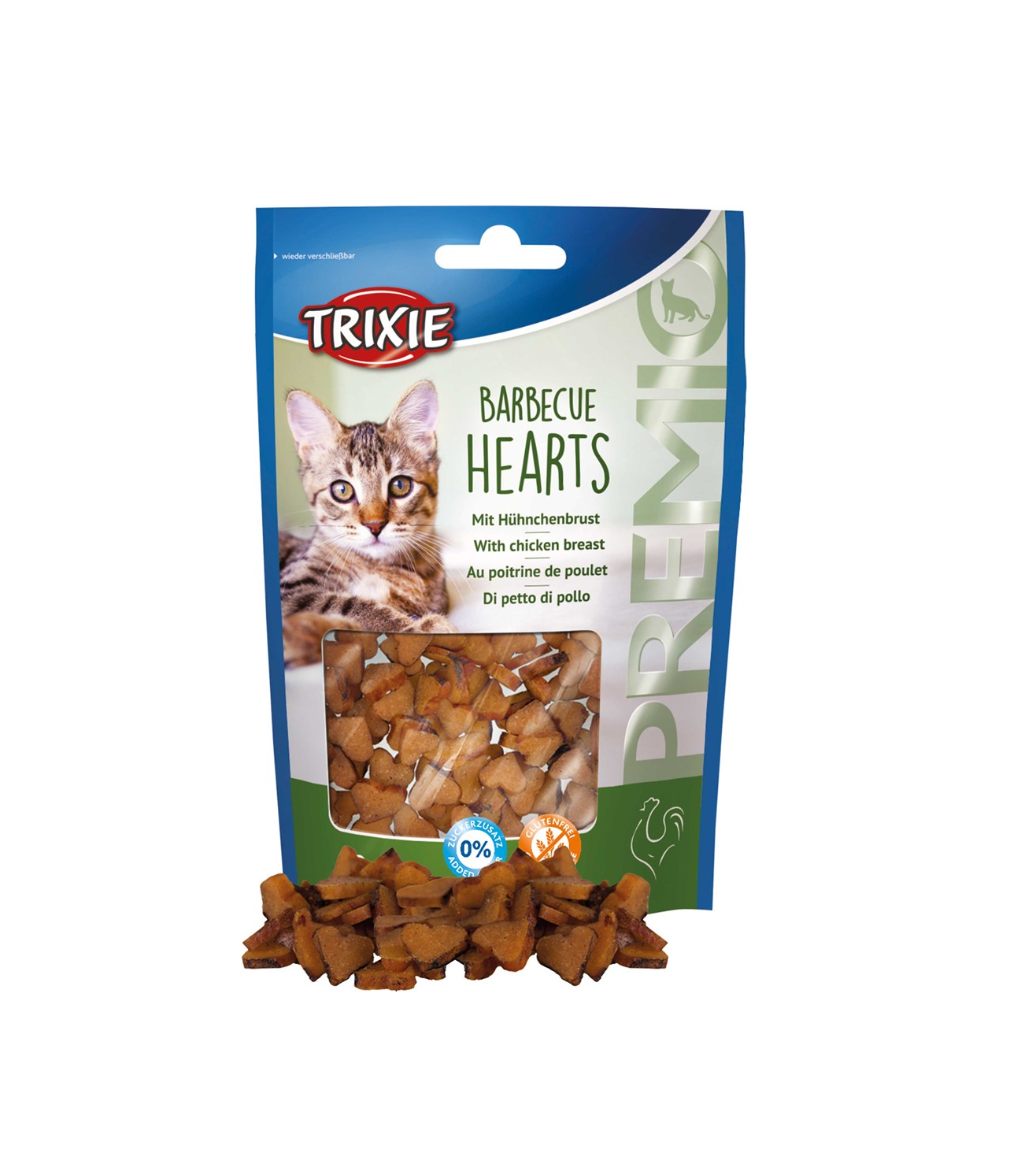 Trixie - PREMIO Barbecue Hearts, 50 g