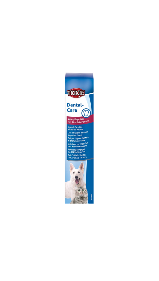 Trixie - Dental hygiengel m beefsmak, hund/katt, 100 g