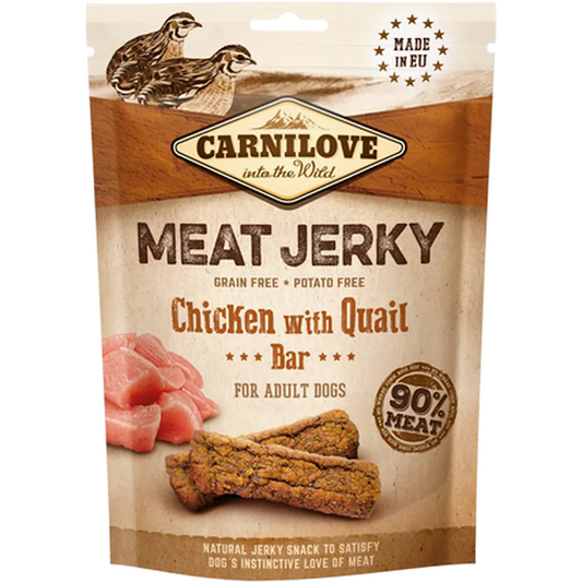 Carnilove Meat Jerky Chicken with Quail Bar