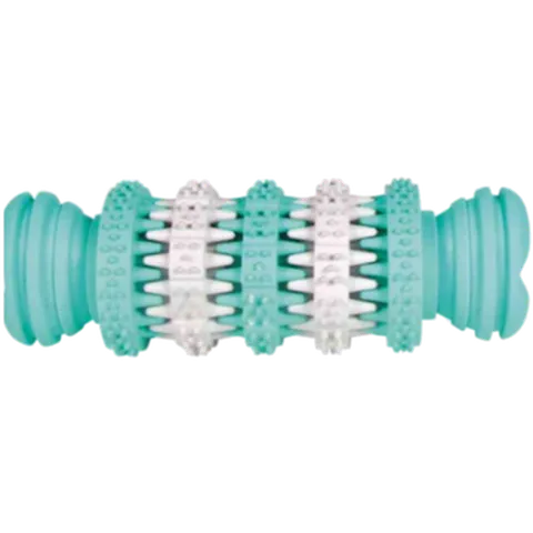Trixie - Denta Fun, rulle m mintsmak, naturgummi, 11,5 cm
