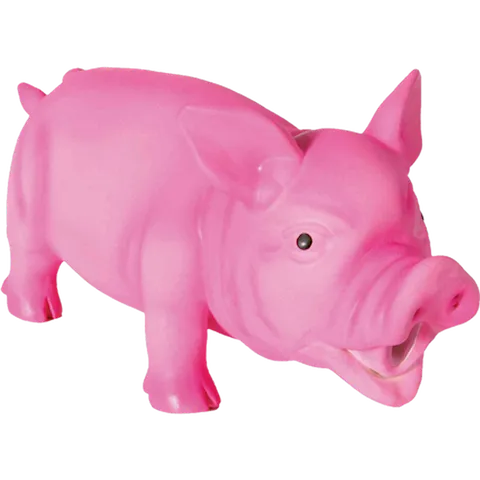 Trixie - Latexgris m originalljud 17 cm, rosa