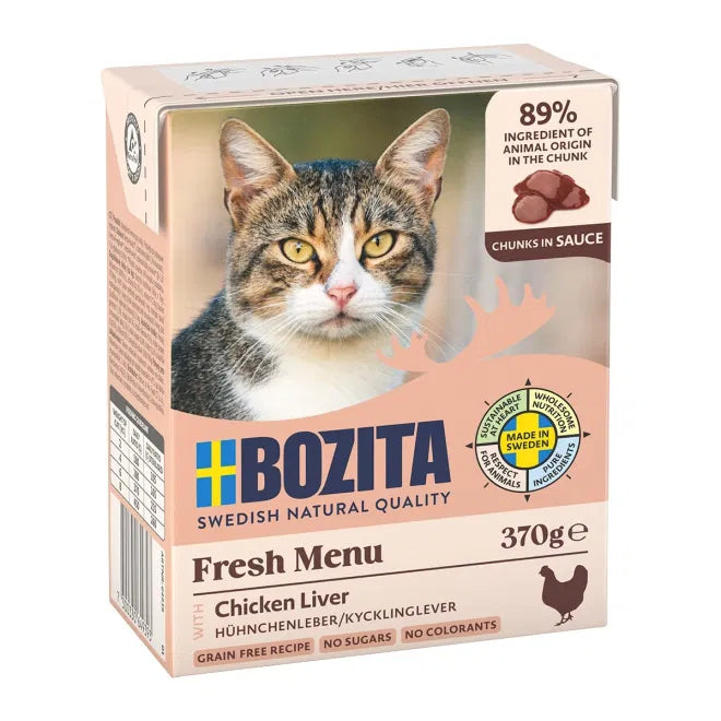 Bozita - Katt, Bitar i Sås Kycklinglever 370 g