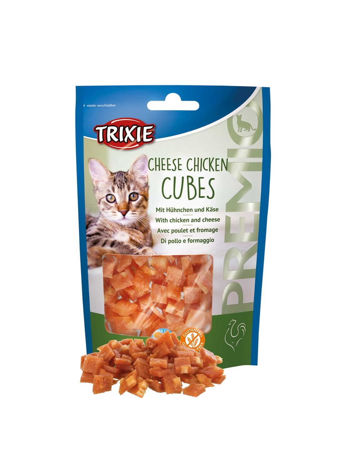 Trixie - PREMIO Cheese Chicken Cubes, 50 g