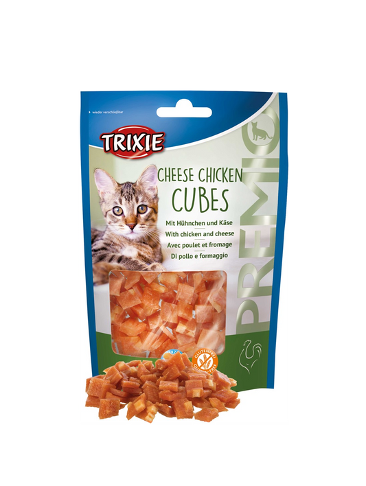 Trixie - PREMIO Cheese Chicken Cubes, 50 g