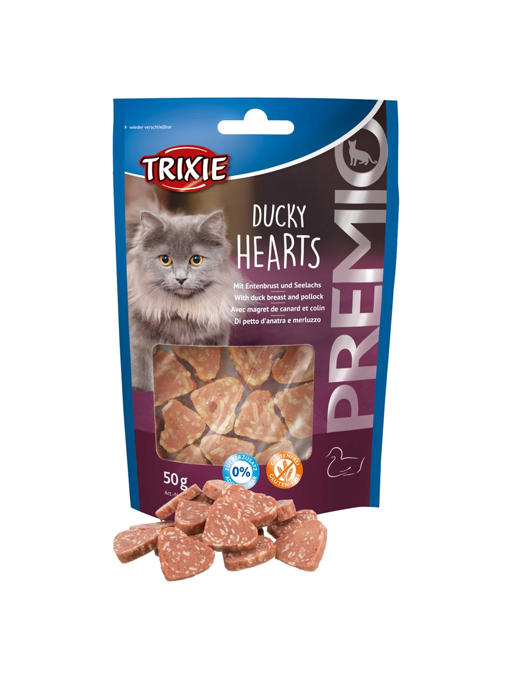 Trixie - PREMIO Ducky Hearts, 50 g