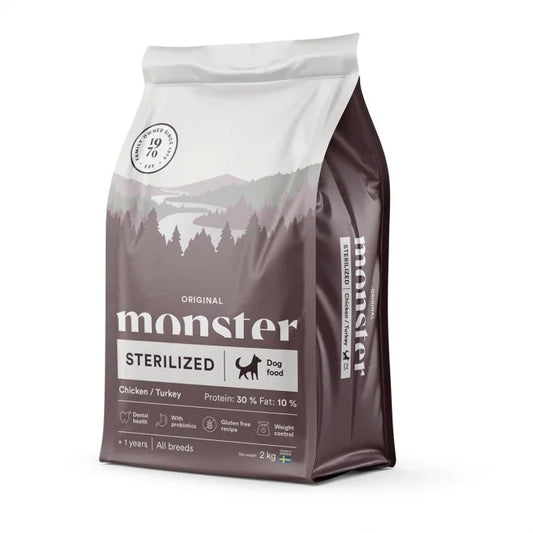 Monster - Dog Adult All Breeds Sterilized Kyckling & Kalkon