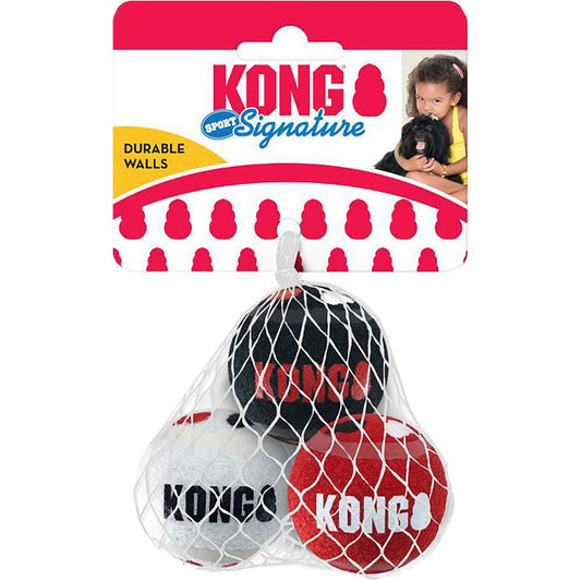 KONG - Signature Sportbollar XSmall & Small 3-pk