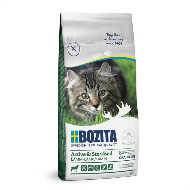 Bozita - Katt Active & Sterilized Grain Free Lamb