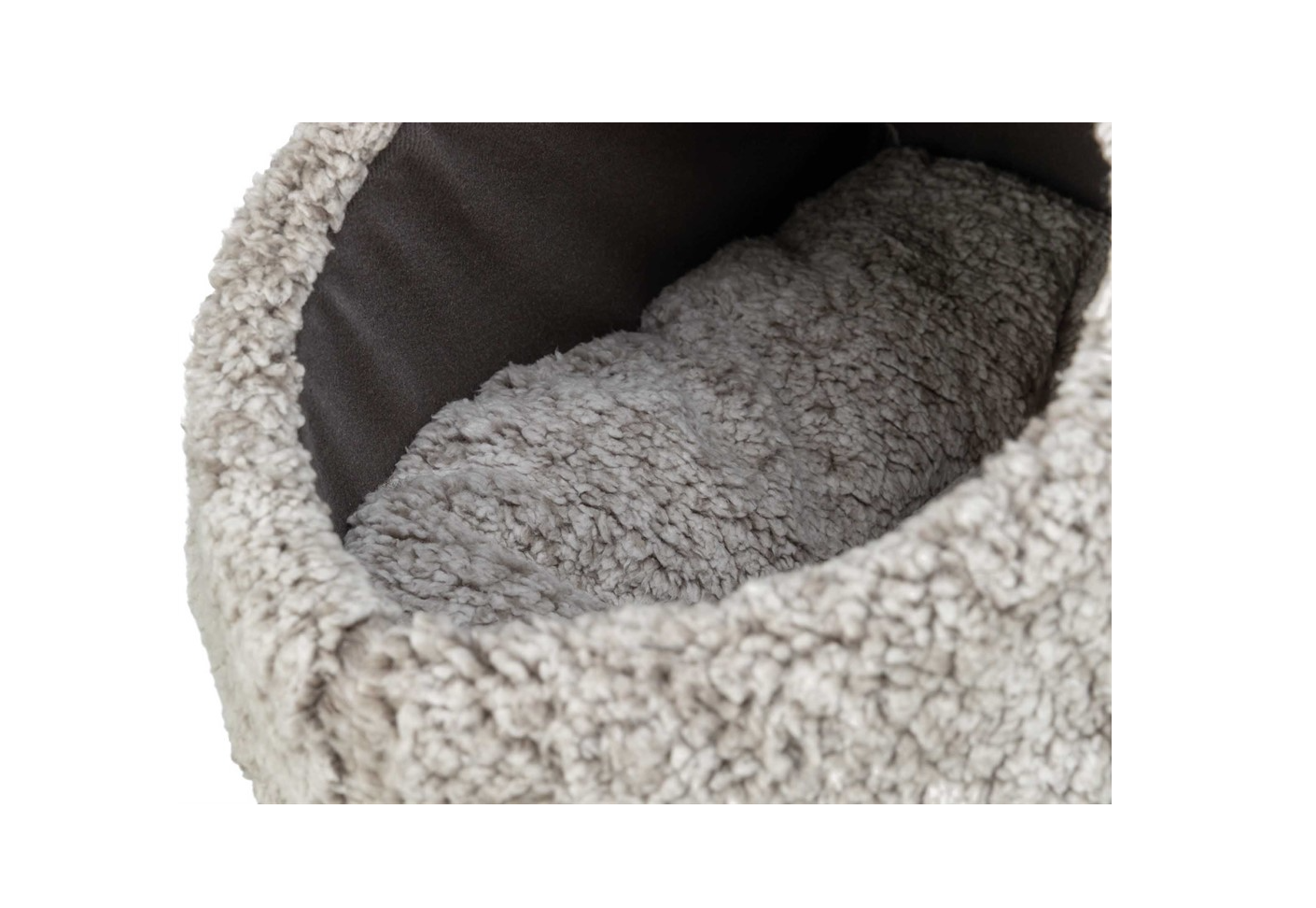 Trixie - Calida Igloo värmereflekterande, 50 x 30 x 35 cm, grå/vit-svart