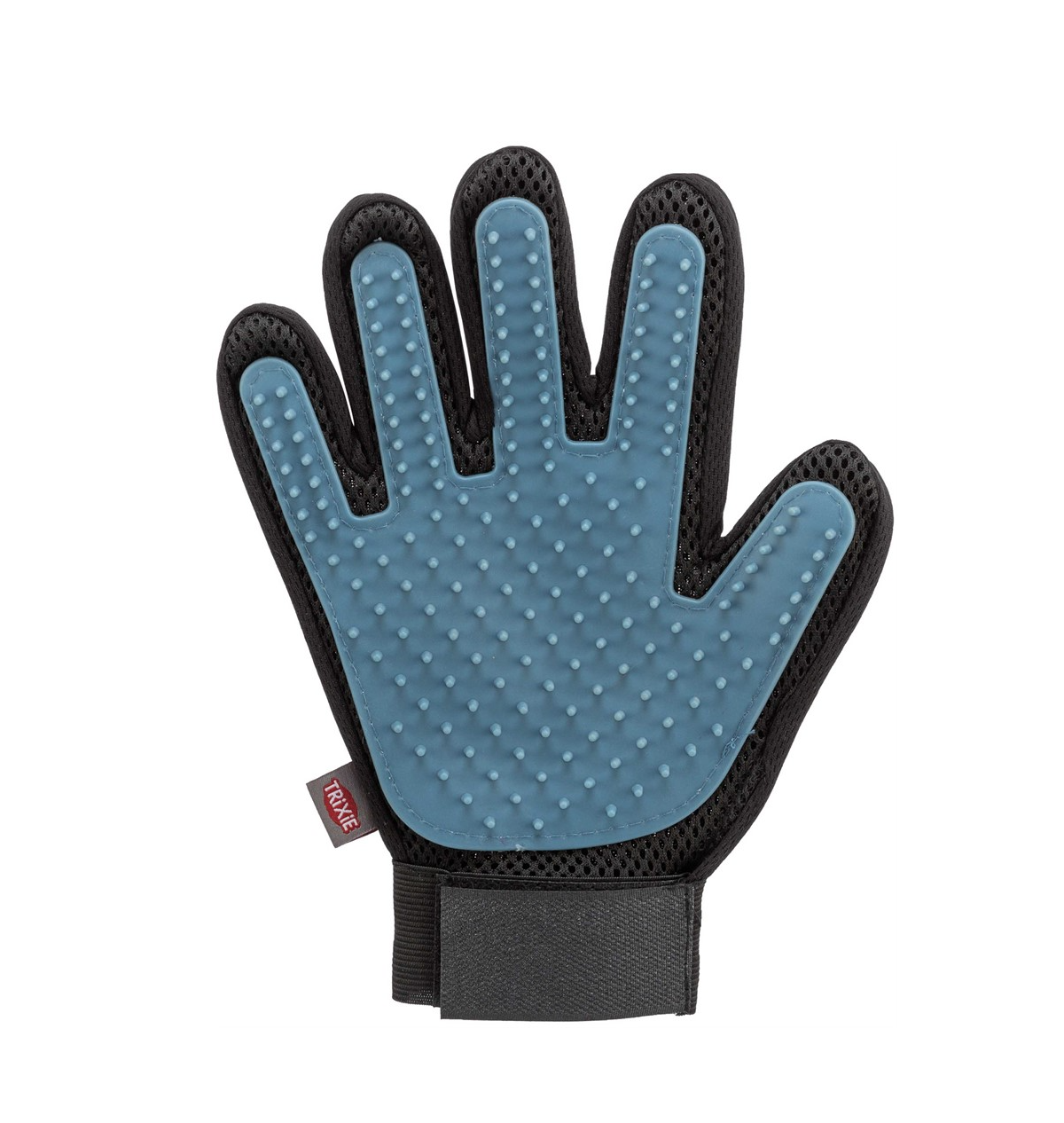 Trixie - Pälsvårdshandske, höger, 16x24 cm, blå