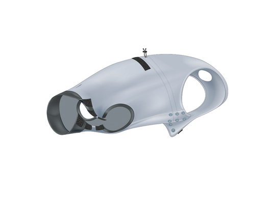 Trixie - Skyddande body, flera storlekar L - XL, grå