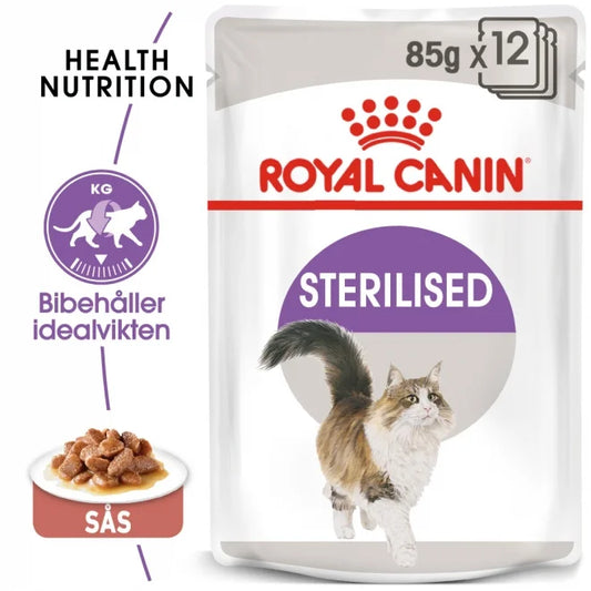 Royal Canin - Cat, Sterilised Gravy 12 x 85 g