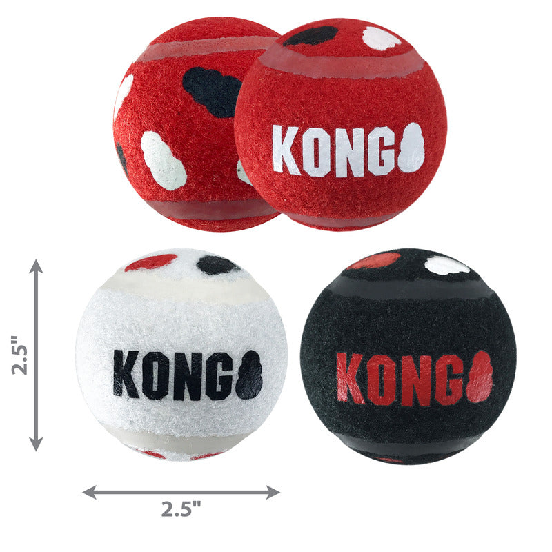 KONG - Signature Sportbollar XSmall & Small 3-pk