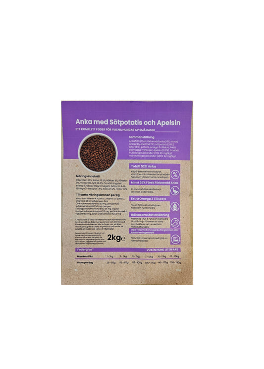 Zoo Fantastic - Hund - Grain free, Anka med sötpotatis & apelsin