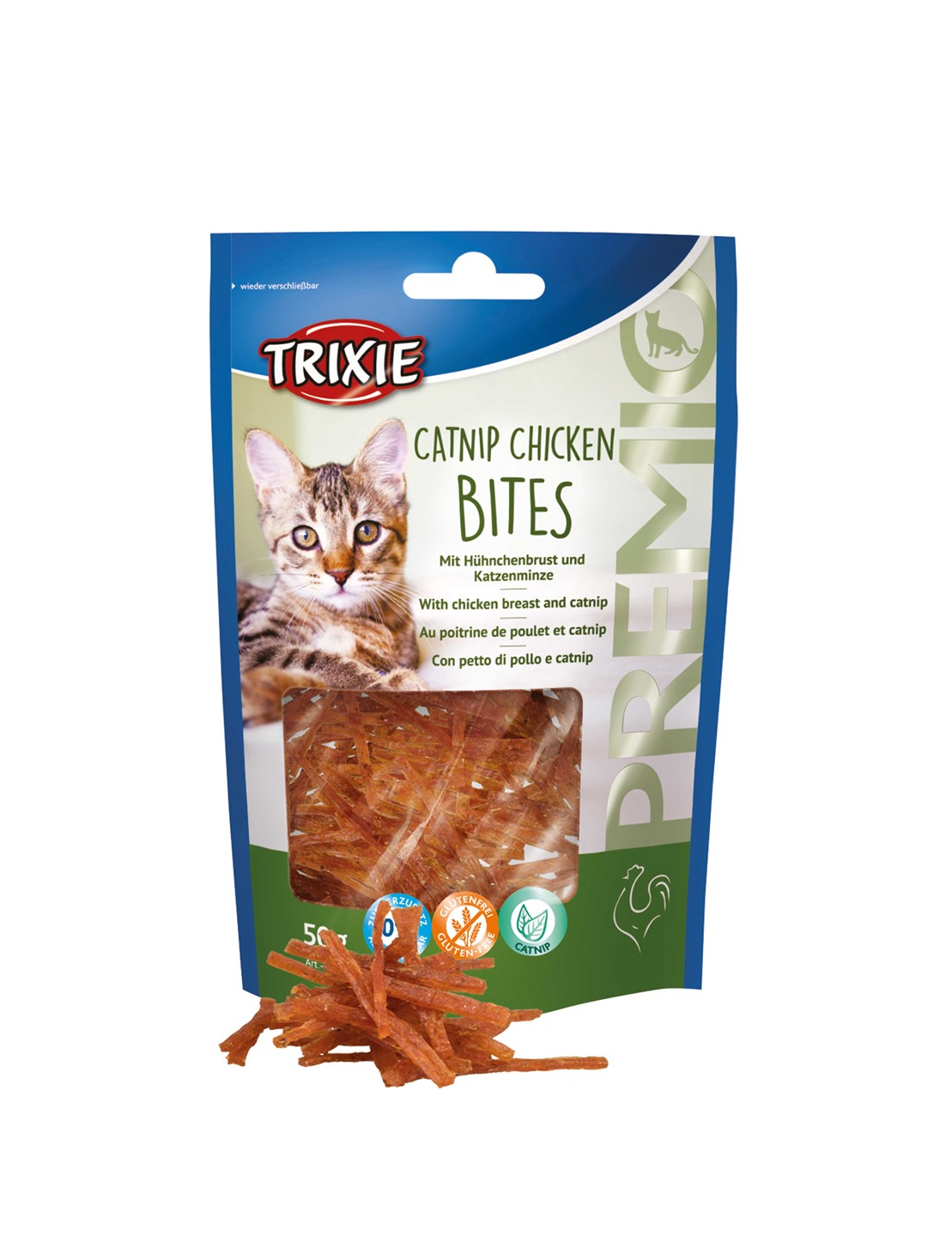 Trixie - PREMIO Catnip Chicken Bites, 50 g
