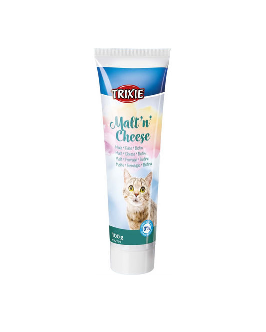 Trixie - Malt'n'Cheese, anti hairball 100 g