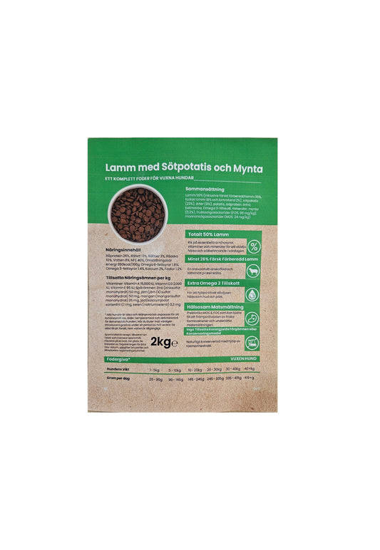 Zoo Fantastic - Hund - Grain free, Lamm med sötpotatis & mynta