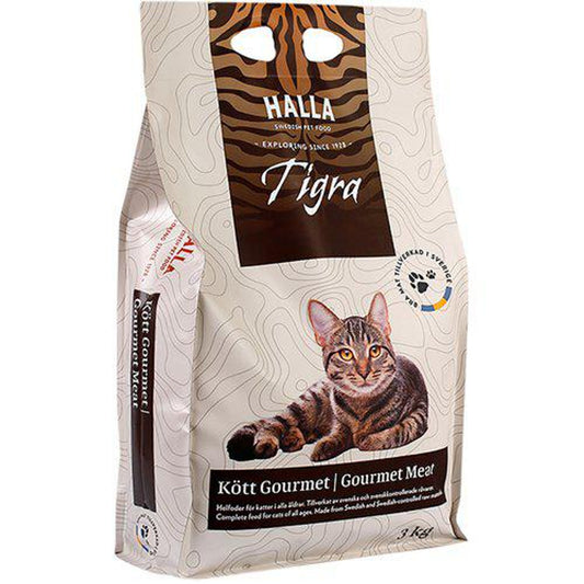 Halla - Katt, Tigra Kött Gourmet