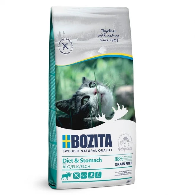 Bozita - Katt, Diet & Stomach Grain Free Elk