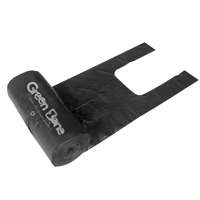 Green Bone - Bajspåsar Svart m handtag 50st