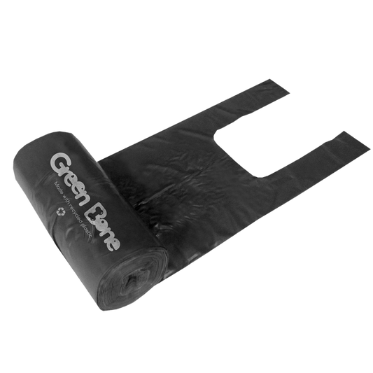 Green Bone - Bajspåsar Svart m handtag 50st