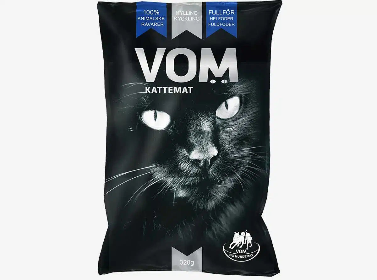 VOM - KATTEMAT, kyckling nöt köttbullar 320 g