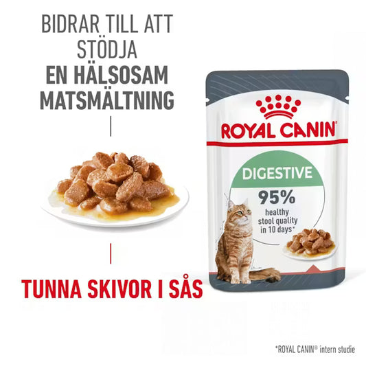 Royal Canin Digestive Care Gravy Adult Våtfoder till katter 12 x 85 g