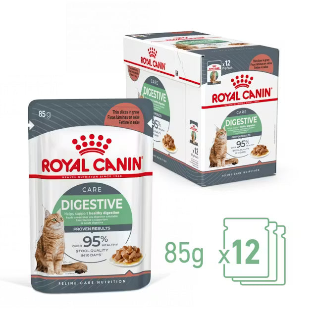 Royal Canin Digestive Care Gravy Adult Våtfoder till katter 12 x 85 g