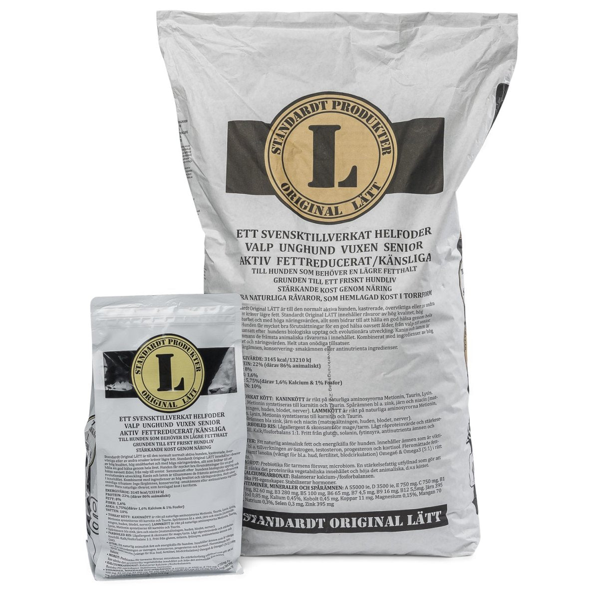 Hundfoder Standardt Original Lätt