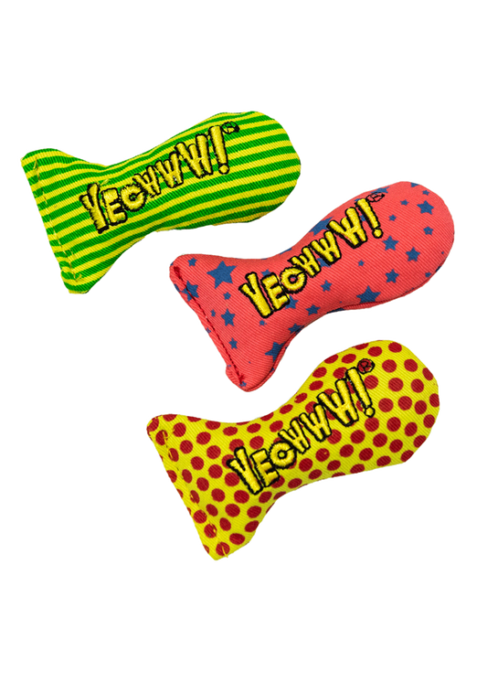 Yeowww - Catnip Stinkies Sardiner 9cm styckevis olika färger